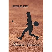Carnet de Notes Tennis Femme: Petit carnet de notes de poche, format 6