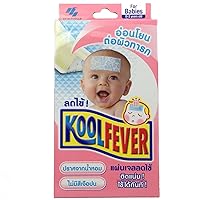 Koolfever Cooling Gel Sheet for Baby 0-2 Years 40 X 90mm( Pack of 6pcs)
