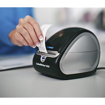 DYMO Label Printer LabelWriter 450 Direct Thermal Label Printer, Great for Labeling, Filing, Shipping, Mailing, Barcodes and More