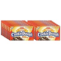 Cookie Dough Bites - Chocolate Chip - Chocolate-Covered Edible Cookie Dough Bites - Egg-Free Edible Cookie Dough Candy - 12 Count (3.1 oz each)
