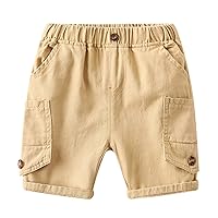 Boy's Jeans Size 16 Summer Autumn Kids Shorts Front Pockets Denim Trousers Casual Short Pants Solid Trouser