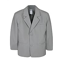 Little Baby Toddler Kids Boys Gray Notch Lapel Blazers Suits Jacket Size S-7 (Large:(12-18 Months))