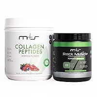 Collagen Peptides Powder (Berries Flavor) + Rock Muscle – Amino Acid Powder (Unflavored)