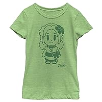 Fifth Sun Girl's Zelda Avatar Outline T-Shirt