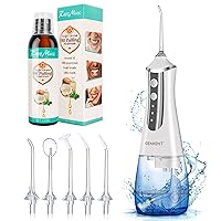 GENKENT Coconut Oil Mouthwash and Water Flosser Combo: The Ultimate Dental Care Kit