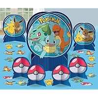 Captivating Blue Pokemon Table Centerpiece Kit (1 Pack) - Stunningly Unique Design & Highly Detailed - Perfect For Themed Parties & Events