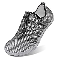 L-RUN Barefoot Water Shoes Women Mens Aqua Sock Athletic Hiking Water Sports Shoes for Swim Beach Pool Sand Diving Walking