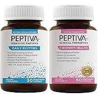 Daily Digestive Enzymes & Women's Health Probiotic Digestive Support Bundle