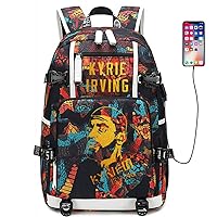 Basketball Player I-rving Multifunction Backpack Travel Daypacks Fans Bag For Men Women (Style 2)