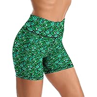 Yoga Shorts High Waisted Biker Shorts for Womens Athletic Running Workout