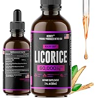 HERBIFY Licorice Root Extract – Stomach Relief - Powerful Licorice Supplement - Lung Support Supplement - Licorice Extract for Skin Health and Immune Support - Made in USA - 2oz
