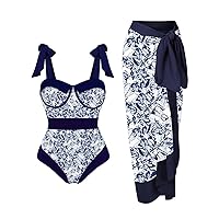 Bathing Suit Tops for Women Large Bust Extra Support Plus Size Sexy Swimsuit for Women Tummy Control