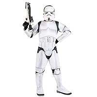 STAR WARS Boys Deluxe Stormtrooper Costume, Kids Halloween Costume, Child- Officially Licensed