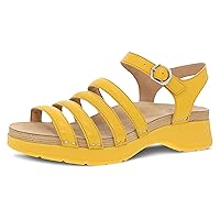 Dansko Roxie Strappy Sandal for Women - Colorful and Stylish Shoe with a Cushioned Footbed- All-Day Legendary Comfort