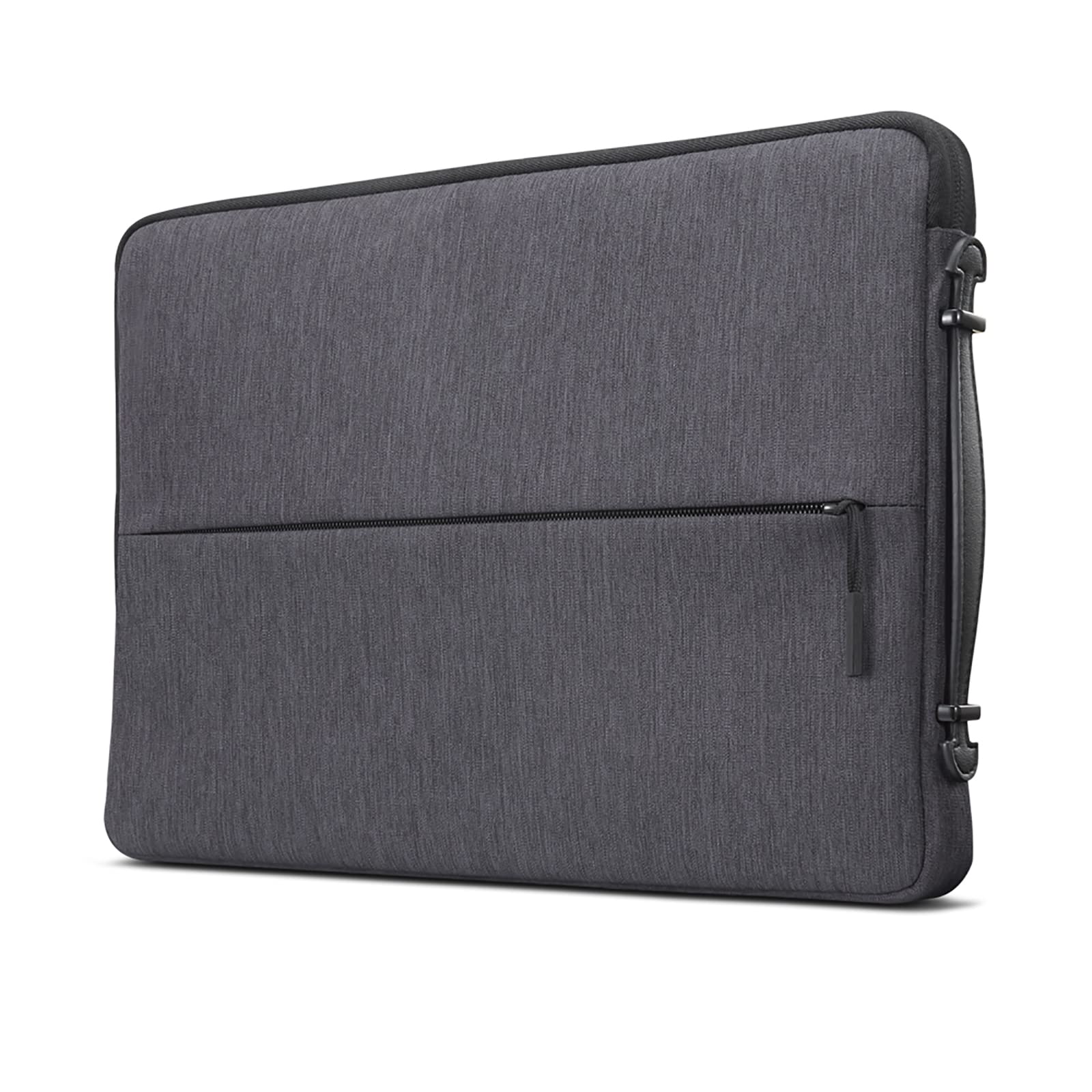 Lenovo Urban Sleeve for 15.6-inch Laptop/Notebook/Tablet - Water Resistant - Padded Compartments - Zippered Accessory Storage - Reinforced Rubber Corners - Extendable Handle - Charcoal Grey
