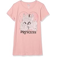 Fifth Sun Disney Princess Heart Girls Short Sleeve Tee Shirt