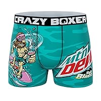 Mountain Dew Beavis And Butthead Men's Boxer Brief Men's Underwear Breathable (3 PACK)