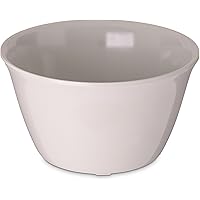 Carlisle FoodService Products Dallas Ware Plastic Bouillon Cup, Cup Bowl For Restaurants, Hospitals, 8 Ounces, Bone