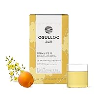 OSULLOC Canola Honey Tea (Aromatic Canola flower & Sweet honey), Premium Blended Tea from Jeju, Tea Bag Series 20 count, 1.06 oz, 30g