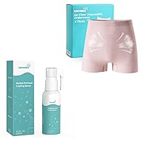 Perineal Cooling Spray with Disposable Postpartum C-Section Underwear for Women