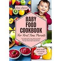 BABY FOOD COOKBOOK FOR FIRST TIME PARENTS: The Complete Guide to Easy, Organic and Healthy Homemade Baby and Toddler Food Recipes for Every Age. Includes Stage by Stage Meal Plan BABY FOOD COOKBOOK FOR FIRST TIME PARENTS: The Complete Guide to Easy, Organic and Healthy Homemade Baby and Toddler Food Recipes for Every Age. Includes Stage by Stage Meal Plan Paperback Kindle