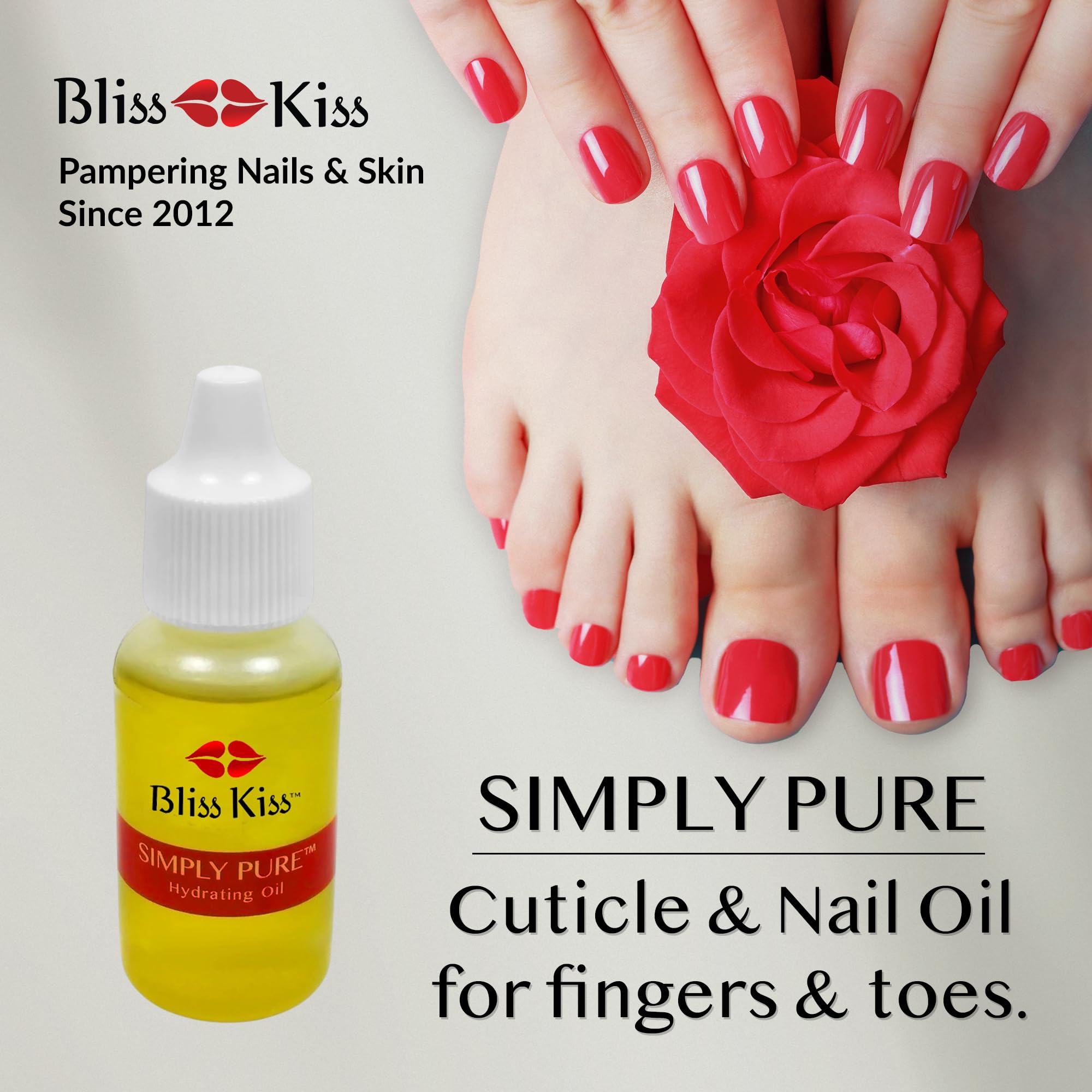 Amazon.com : Bliss Kiss | 1 Fragrance Free | Nail Oil Cuticle Pen w/Vitamin  E & Jojoba⏤Nail Strengthener Nail Growth Treatment for Brittle Peeling  Breaking Thin Nails : Nail Strengthening Products :