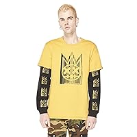 Cult of Individuality mens Long Sleeve Crew Neck Heavy Weight