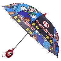 Kids Umbrella, Super Mario Toddler and Little Boy Rain Wear for Ages 3-6