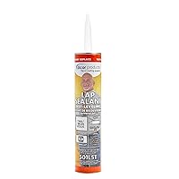 Dicor 501LST-1 HAPS-Free Self-Leveling Lap Sealant for Horizontal Surfaces - 10.3 Oz, Tan, Secure, Ideal for RV Roofing, Maintenance, Repair, Appliance Application