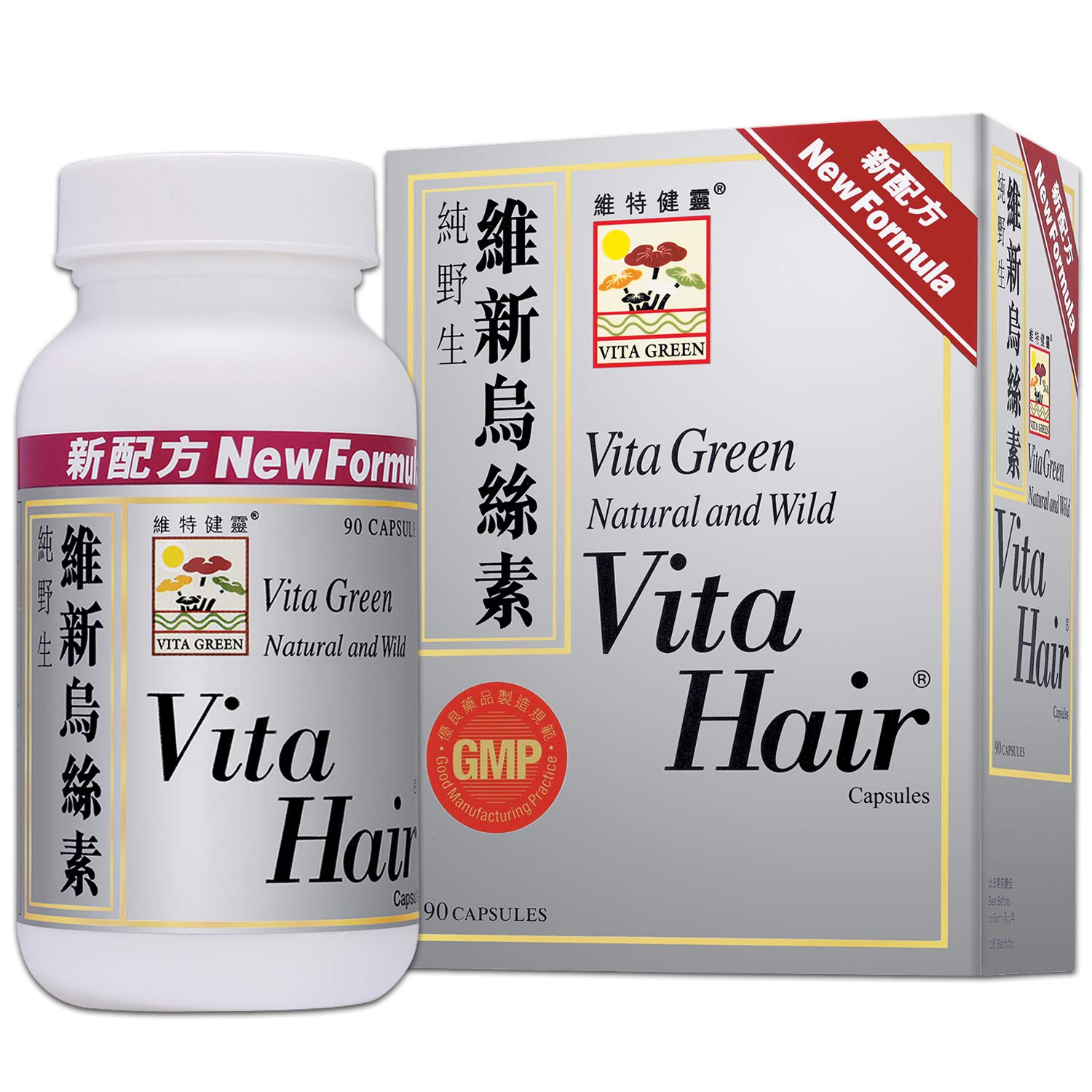 Mua Vita Hair Growth & Hair Loss 100% Natural Herbs Potent Formula for Greying  Thinning Hair Stimulate New Hair Follicles Supplement for Men/Women- 90  Capsules trên Amazon Mỹ chính hãng 2023 | Giaonhan247