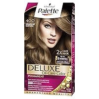 Deluxe Color Creme Hair Oil- Care Color Permanent Hair Dye 400 Medium Blond