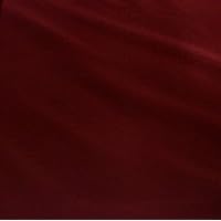 Burgundy Flocked Velvet Fabric for Upholstery Craft Curtain Drapery Material Sold by The Yard at 54 inch Wide