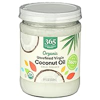 365 by Whole Foods Market, Organic Unrefined Coconut Oil Virgin, 14 Fl Oz