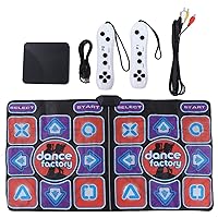 Dance Mat Games for TV, Wireless Musical Electronic Dance Mats, Double User Exercise Fitness Non Slip Dance Step Pad Dancing Mat for Kids, Adults, Boys, Girls