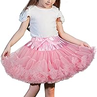 Girl's Petticoat, Baby Girls Soft Tutu Skirt Fluffy Pettiskirt Princess Ballet Dance Skirts