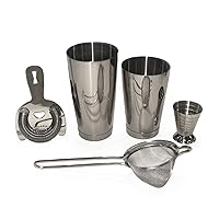 M37106 Shaking Set, 5 Piece, Stainless Steel