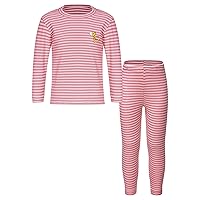 CHICTRY Toddler Boys Girls Striped Long Sleeve 2 Piece Pajamas Set Kids Shirt Leggings Pjs Sleepwear