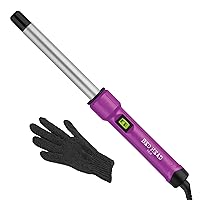 Bed Head Curlipops .75” Tourmaline Ceramic Styling Iron | Clamp-Free Curling Wand | for Natural-Looking Curls & Short Hair (3/4 Inch)