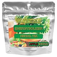 Perfect Weight Herbal Tea (24 Bags)| Natural Energy Booster for Women and Men | Increase Energy, Improve Digestion (Apple Mango)