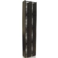Legrand - C2G Rack Mount Cable Management, Vertical Cable Organizer, Screw-In Patch Cord Organizer, Black Vertical Cable Management Rack, Cable Raceway, 1 Count, C2G 3748