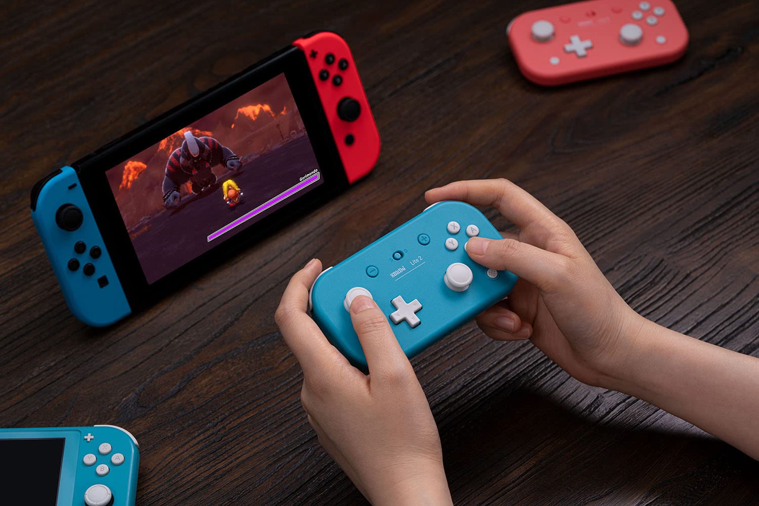 8Bitdo Lite 2 Bluetooth Gamepad for Switch, Switch Lite, Android and Raspberry Pi (Turquoise)