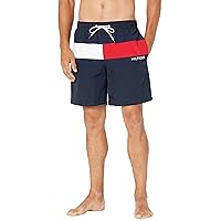 Tommy Hilfiger Men's 7” Flag Swim Trunks with Quick Dry