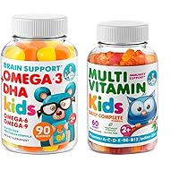 Omega 3 Gummies for Kids & Toddlers and Kids Multivitamin Gummies