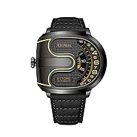 Automatic Watch Men Mechanical Wristwatches Exquisite Craftsmanship Timepiece U-Shaped Personalized Fashion Luminous Clock Fashion Wrist Accessories Gift for Men