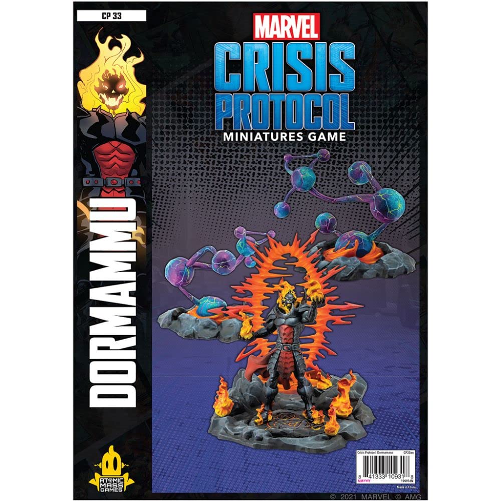 Marvel Crisis Protocol Dormammu Ultimate Encounter Character Pack | Miniatures Battle Game for Adults and Teens | Ages 14+ | 2 Players | Avg. Playtime 90 Minutes | Made by Atomic Mass Games