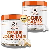 Genius Cognitive & Gaming Performance Bundle: Lions Mane + Gamer