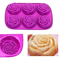 DIY Silicone Flower Rose Muffin Cup Cake Baking Mold Chocolate Maker Mould Pan