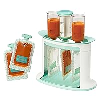Infantino Squeeze Station for Homemade Baby Food, Pouch Filling Station for Puree Food for Babies and Toddlers, Dishwasher Safe and BPA-Free
