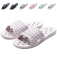 Shower Shoes Quick Dry Non-Slip Bathroom Slippers for Men Women Dorm Home Slides