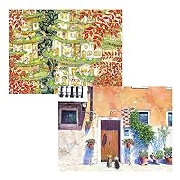 Two Plastic Jigsaw Puzzles Bundle - 1200 Piece - Smart - Sweet Home and 1200 Piece - ペい - Waiting for Someone [H2370+H2404]